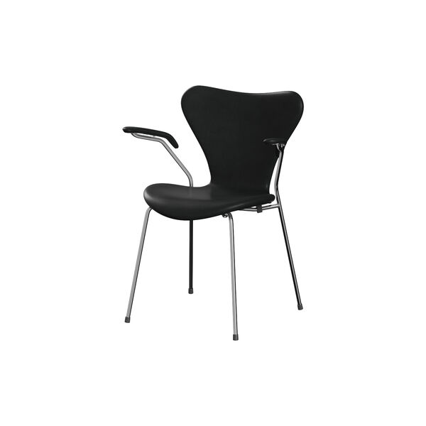 Serie 7&trade; 3207 fuldpolstret stol, Grace Black, Fritz Hansen