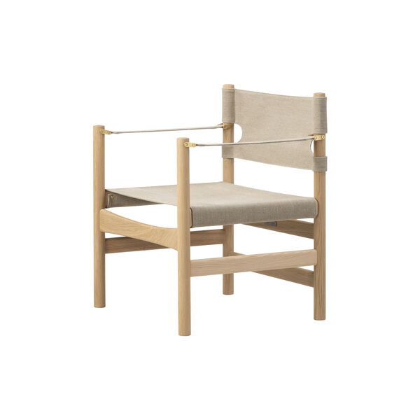 Canvas 21 Chair, olieret eg/natur canvas, Fredericia Furniture