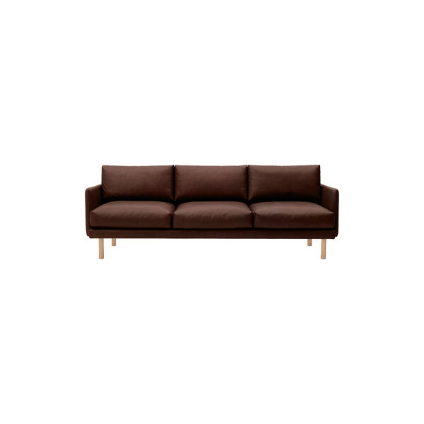 Emo 3-pers. sofa, Dakar Brown/naturolieret eg, Bruunmunch Furniture