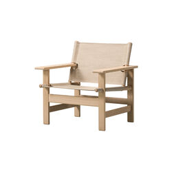 The Canvas Chair loungestol, olieret eg/kanvas, Fredericia Furniture