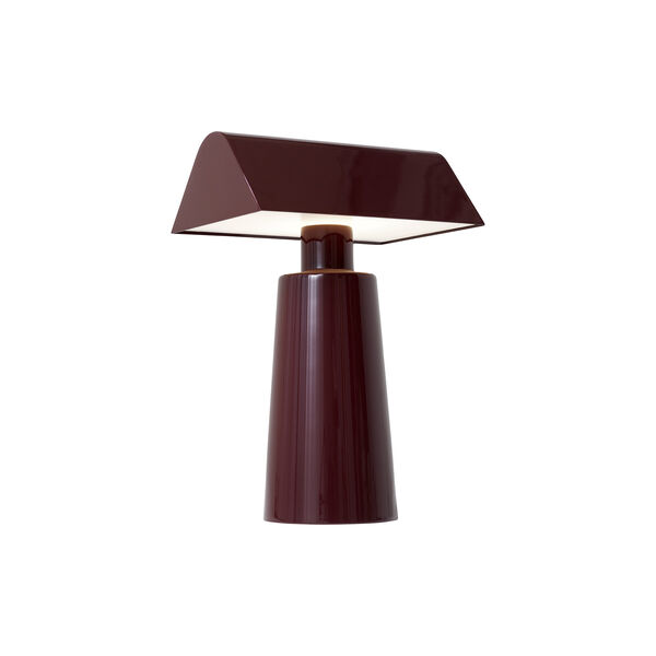 Caret MF1 Portable bordlampe, dark burgundy Caret MF1 Portable bordlampe, dark burgundy, &Tradition