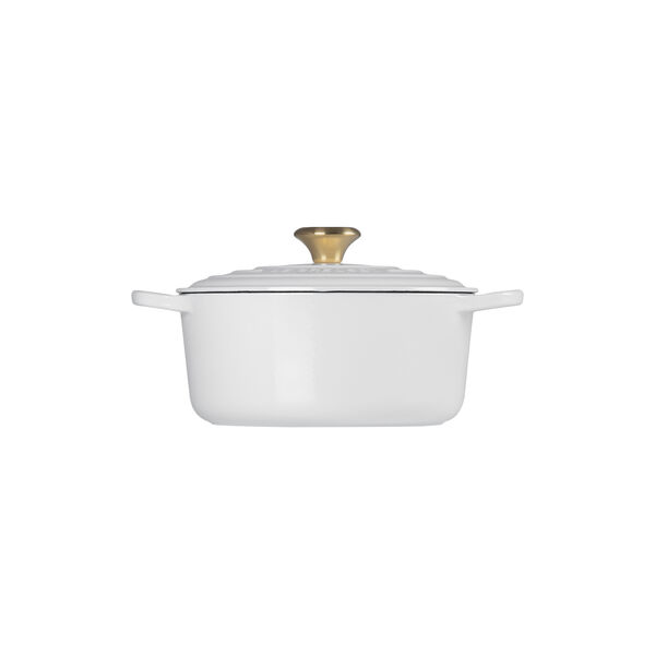 Signature rund st&oslash;bejernsgryde &Oslash; 24 cm, white, Le Creuset