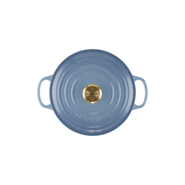 Signature rund st&oslash;bejernsgryde &Oslash; 20 cm, chambray, Le Creuset