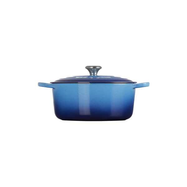 Signature rund st&oslash;bejernsgryde &Oslash; 28 cm, azure blue, Le Creuset