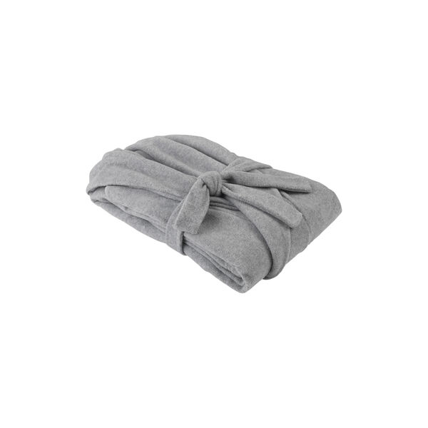 MOUNT EVEREST fleece bathrobe, light grey, Karmameju