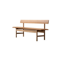 The Mogensen Bench bænk, olieret eg/cognac, Fredericia Furniture