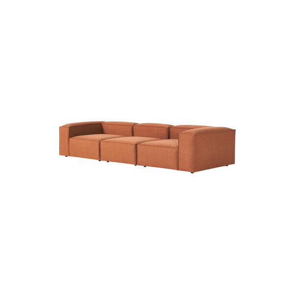 Lennon modul&aelig;r 4-pers. sofa, v&aelig;vet terracotta, Westwing Collection