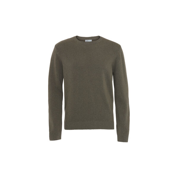 Merino Wool Crew, dusty olive, Colorful Standard