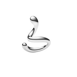 Coil Whirl Ear Cuff Left, sølv, Maria Black