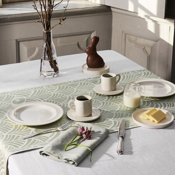 EASTER bordløber, light green EASTER bordløber, light green, Georg Jensen Damask