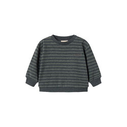 Tammas B Sweatshirt, forest stripe mel. Tammas B Sweatshirt, forest stripe mel., MarMar Copenhagen