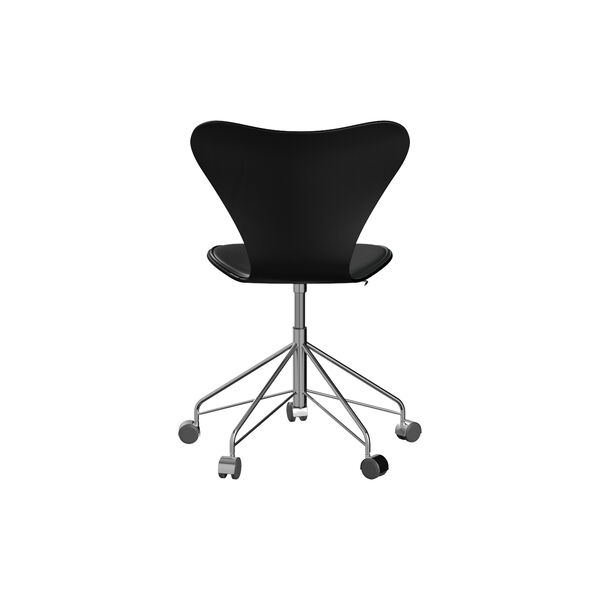 Serie 7&trade; 3117 forsidepolstret kontorstol, Grace Black, Fritz Hansen