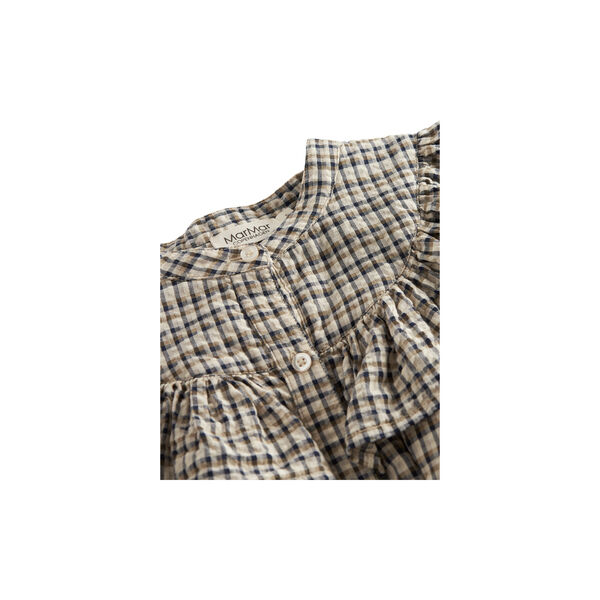 Dalina Dress, pilot navy check, MarMar Copenhagen