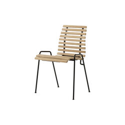 RFH Terrace  Chair RD4, teak/black, &Tradition