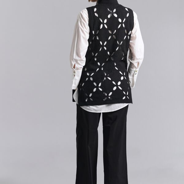 Lantern ærmeløs bluse, black, BITTE KAI RAND