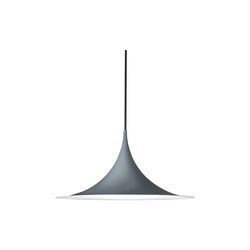 Semi Pendant, anthracite grey glossy, Gubi