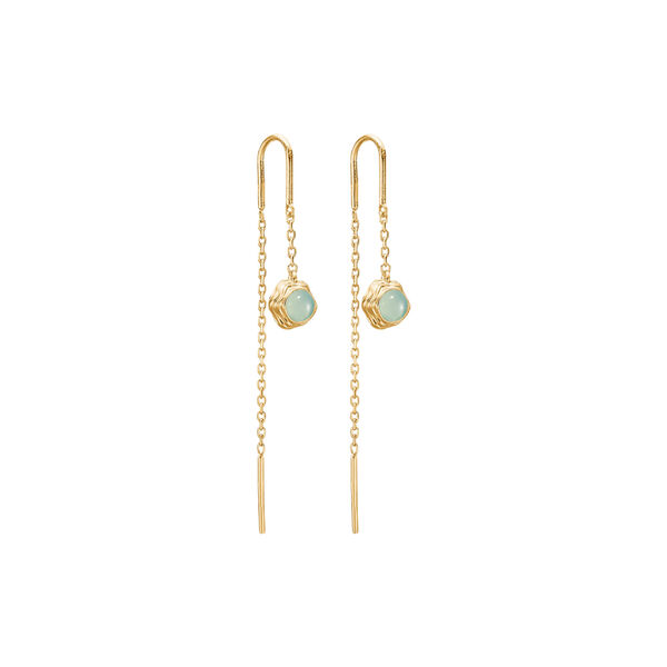 Endless Waves &oslash;reringe, forgyldt s&oslash;lv, Studio Z