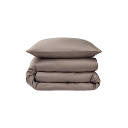 Satin sengesæt, brun, Sekan