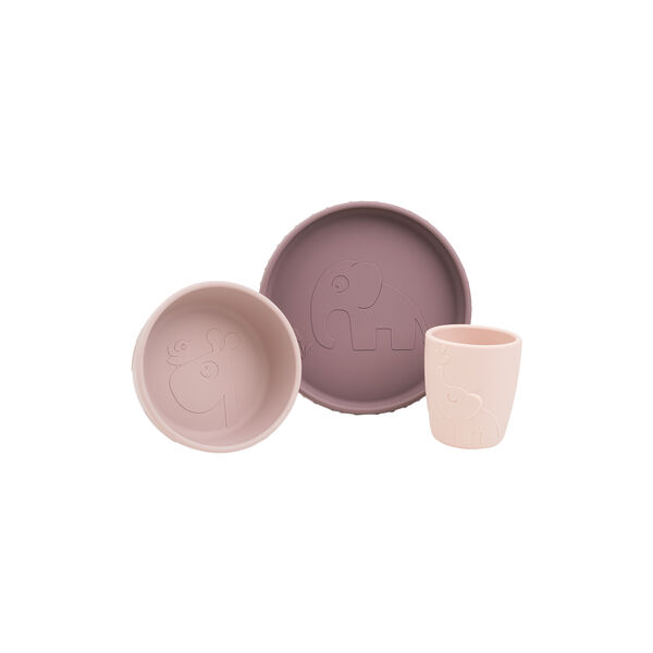 Deer Friends stick&stay spisesæt, powder, Done by Deer