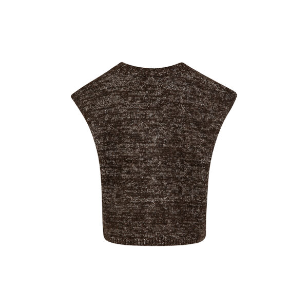 Boxy knit vest, brown mix, Coster Copenhagen