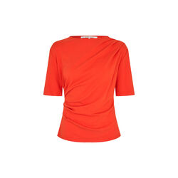 Ulina Drape Tee, poinciana, Second Female