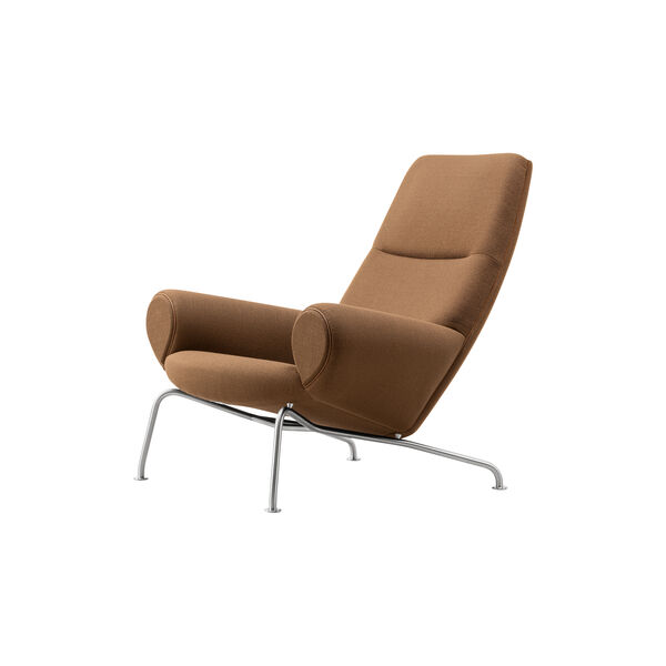 Wegner Queen Chair |  Nutshell| l&aelig;nestol + Ottoman, Fredericia Furniture