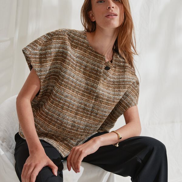 HMBesea cape, golden tobacco, Heartmade