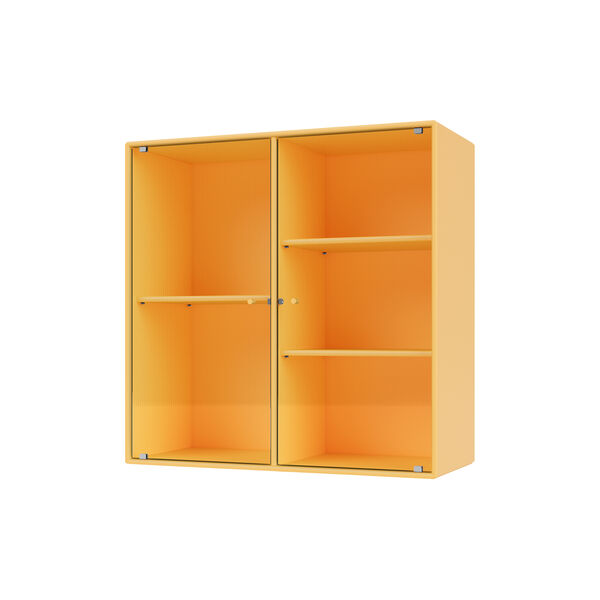 RIPPLE II vitrineskab, 166 acacia, Montana Furniture