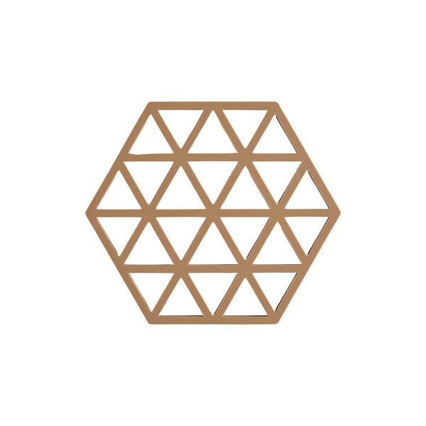 Hexagon bordsk&aring;ner, terracotta, Zone Denmark
