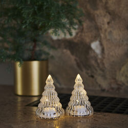 Lucy træ, klar/hvid, Sirius Home