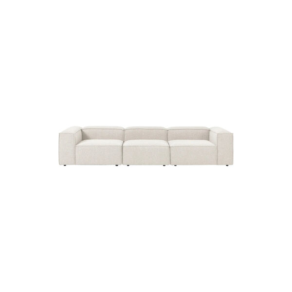 Lennon modulær 4-pers. sofa, bouclé off white, Westwing Collection