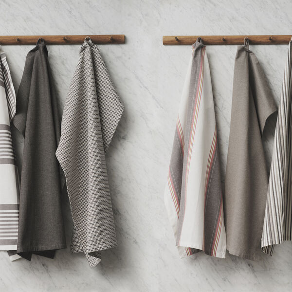 Viskestykke, small stripes, By Mogensen