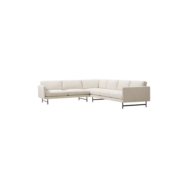 562A Calmo Elements Sofa, Ecriture 0210/black steel 562A Calmo Elements Sofa, Ecriture 0210/black steel, Fredericia Furniture