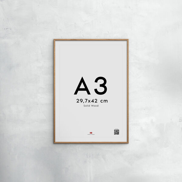 Wood Frame, oak, Poster & Frame