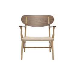 CH22 loungestol, olieret eg/olieret valn&oslash;d/natur, Carl Hansen & S&oslash;n
