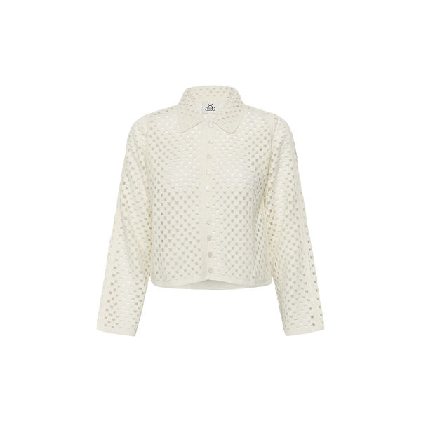 KBFilippa Cardigan, egret, Karen by Simonsen