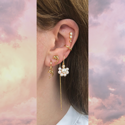 Dauphine Huggie, The Earring Shop