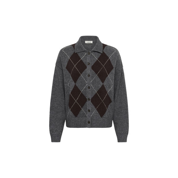 SLTone Polo Cardigan | Grey Melange | Cardigan, Soaked in Luxury