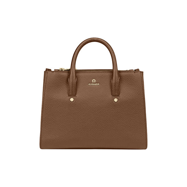 Ivy Handbag | Saddle Brown | H&aring;ndtaske, Aigner