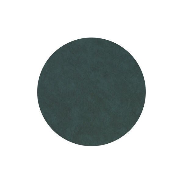 Nupo d&aelig;kkeserviet Circle L, dark green, LIND DNA