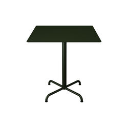 PICO Caf&eacute; Table with 4 Star Base 70x70, olive green, HOUE
