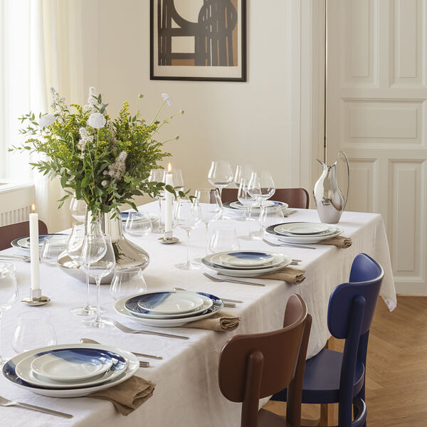 KOPPEL middagstallerken 27 cm, bl&aring; nuancer, Georg Jensen