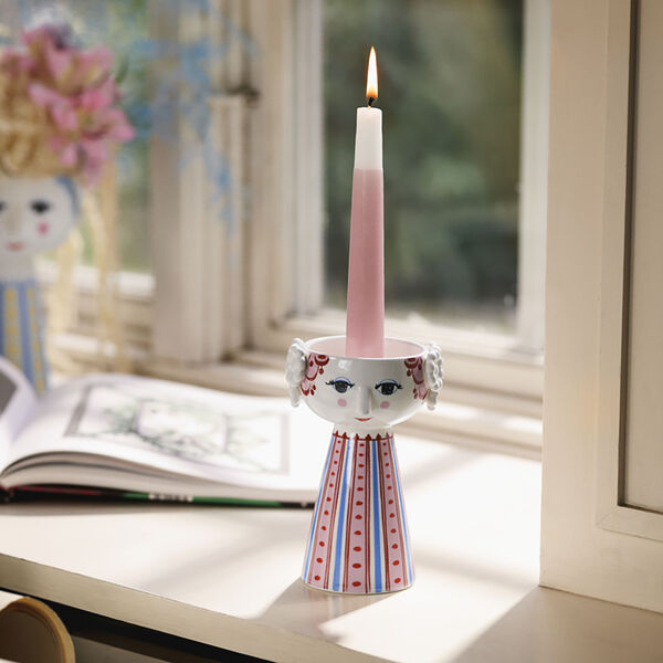 Eva Lysestage, støvet rød, Bjørn Wiinblad