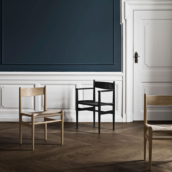 CH36 spisebordsstol, s&aelig;bebehandlet eg/natur, Carl Hansen & S&oslash;n