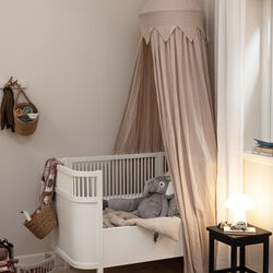 Vægmonteret sengehimmel-holder, classic white, Sebra