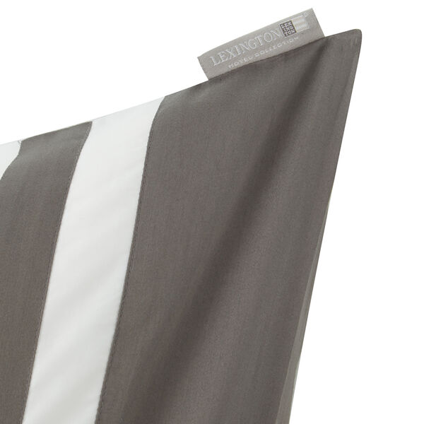 Hotel Sateen Contrast sengetøj, white/charcoal, Lexington