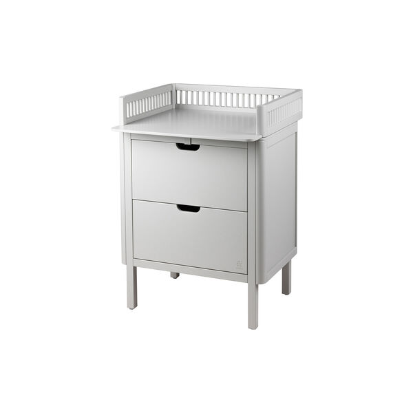 Sebra puslebordet med skuffer, stone, Sebra