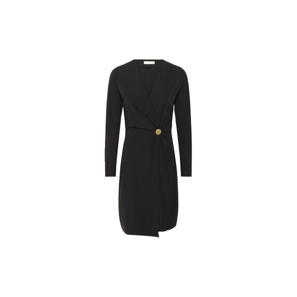 KaseyIW Fake Wrap Dress, black KaseyIW Fake Wrap Dress, black, InWear