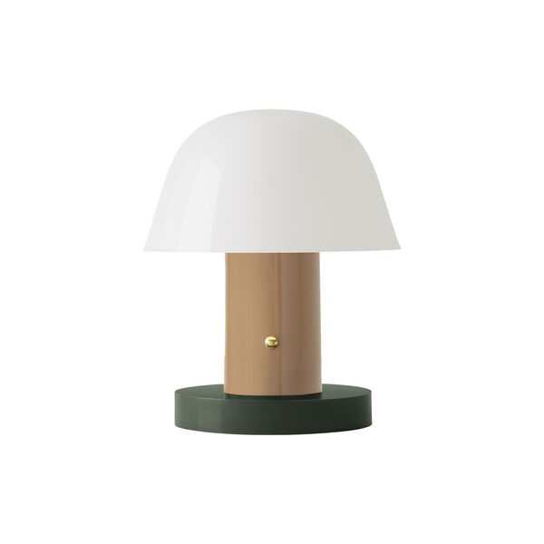Setago JH27 Portable bordlampe, nude/forest, &Tradition