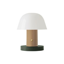 Setago JH27 Portable bordlampe, nude/forest Setago JH27 Portable bordlampe, nude/forest, &Tradition